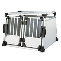 Trixie Aluminium -tuplakuljetuslaatikko - L 93 x S 88 x K 64 cm (M-L-koko)